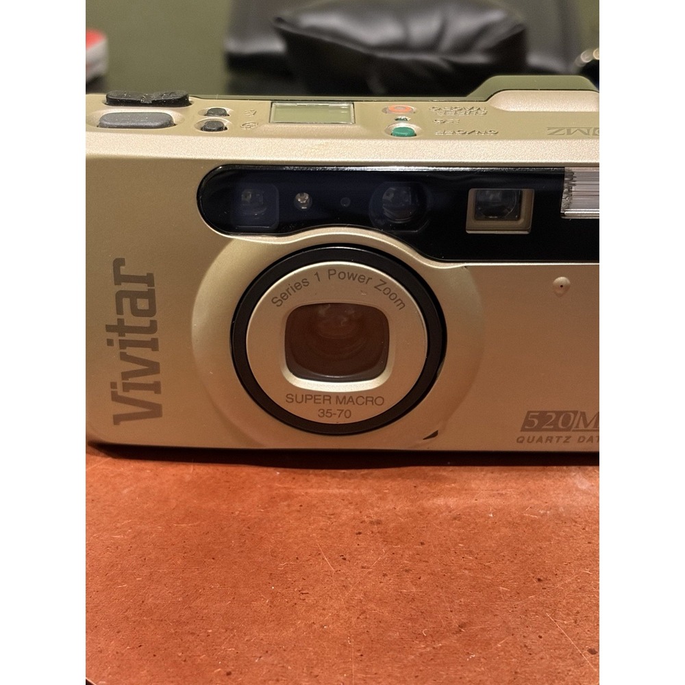 Vivitar 520MZ 35mm Auto Focus Point & Shoot Camera New Battery